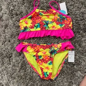 Floral bathing suit